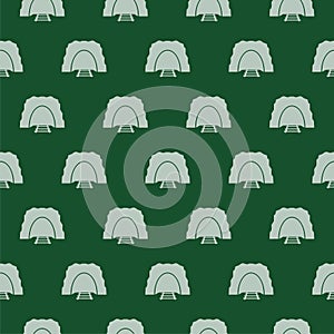 Coal mining seamless pattern isolated on color background