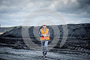 Coal mining worker