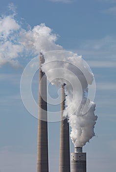 Coal Plant Smokestack