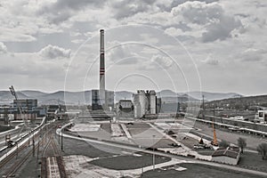 Coal power plant Prunerov 1 near the town of Kadan.