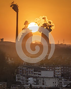 Coal power station, Hamm, Ruhr Metropolis, Germany