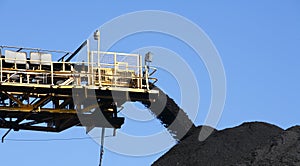 Coal stack and Conveyor Belt