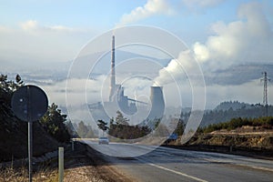 Coal thermal power plant air pollution