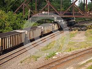 Coal Train Leaving Town
