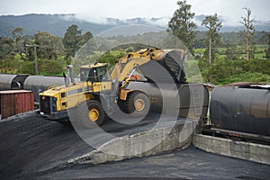 Coal train ready to go