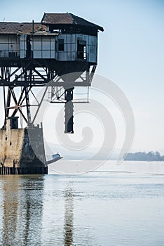 Coal transportation building