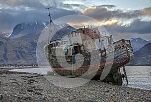 Coal Wreak Fort William Scottish Highlands