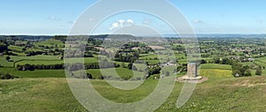 Coaley Peak Picnic Site and Viewpoint near Nympsfield, Gloucestershire, Cotswolds, UK