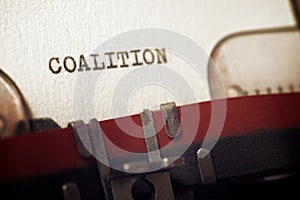 Coalition concept view