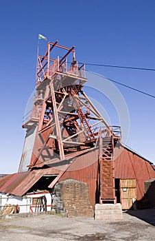 Coalmine lift winch