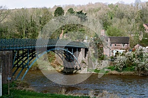 Coalport Bridge Over River Severn, UK