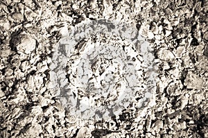 Coals in an extinct fire. Natural background