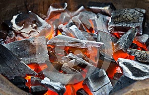 Coals in the fire
