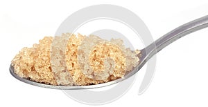 Coarse crystals of brown sugar