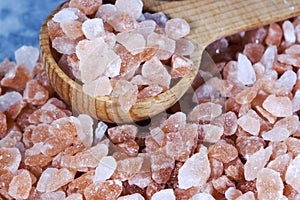 Coarse Himalayan Pink Salt Spoon photo