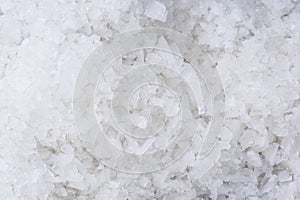 Coarse salt texture background