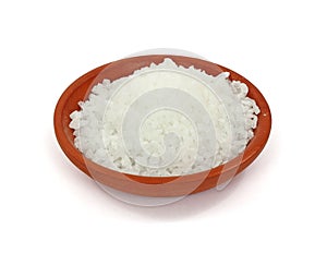 Coarse Sea Salt Terra Cotta Dish