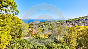 Coast of Aegina Island