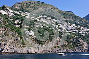 The coast of Amalfi, Costiera Amalfitana, Italia photo