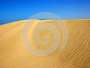 Coast of the Atlantic ocean in Agadir in Morocco