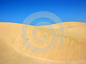 Coast of the Atlantic ocean in Agadir in Morocco