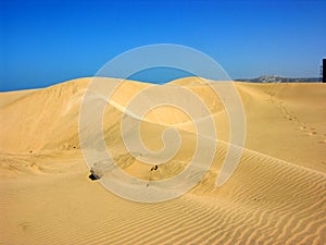 Coast of the Atlantic ocean in Agadir in Morocco