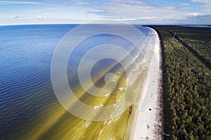 Coast of Baltic sea, Latvia.