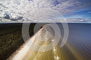 Coast of Baltic sea, Latvia.