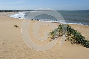 The coast at Barra de Valizas photo