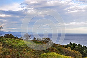 The coast of the Bay of Biscay