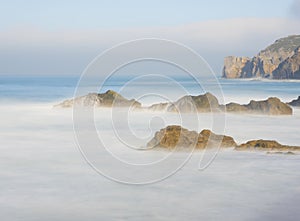 Coast of Biscay from Bakio Beach, Euskadi