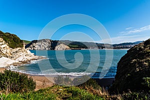 The coast of Biscay in Basque Country