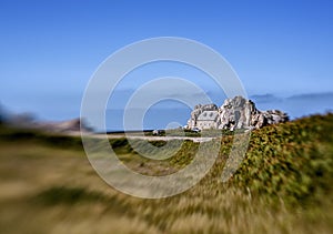 Coast in Brittany France near Sillon de Talbert photo