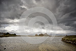 Coast in Brittany France near Sillon de Talbert photo