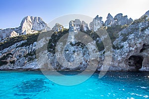 A view of Cala Goloritze beach, Sardegna