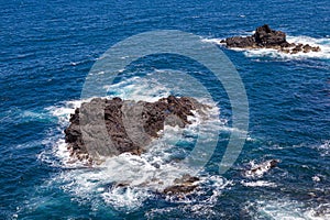 Coast at Capelas on Sao Miguel Island, Azores photo