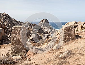 Coast of capo testa - sardinia, italy