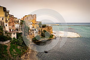 The coast of Castellammare del Golfo on Sicily