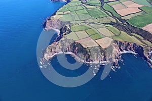 Coast and cliffs of North Devon and Hartland Point