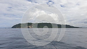 Coast of CostaRica from a fishing boat photo