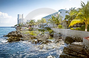 Coast of Cozumel Island, Quintana Roo, Mexico