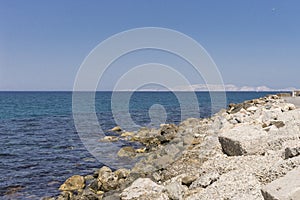 Coast of Crete island