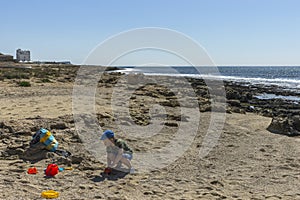 Coast of Cyprus island