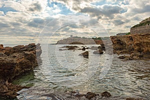 The coast of Des Canar in Ibiza, Balearic Islands photo