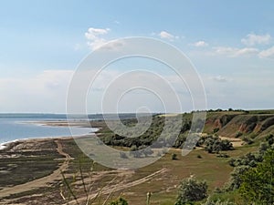 Coast of the estuary Kuyalnik