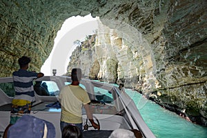 The coast of Gargano National park on Puglia, Italy