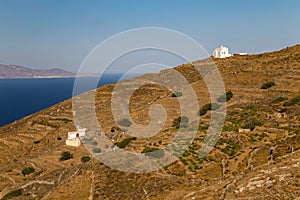 Coast of a greek island