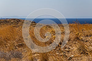 Coast of a greek island