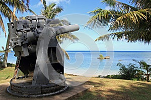 Coast gun in Ga'an Point