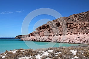 Coast of Isla Espiritu Santo, Baj California Sur, Mexico